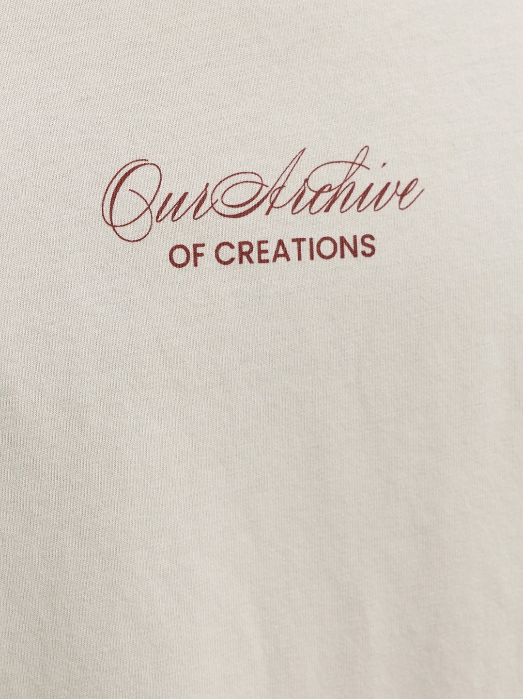 JJART PRINT TEE SS CREW NECK, Moonbeam 176631 Bild 2
