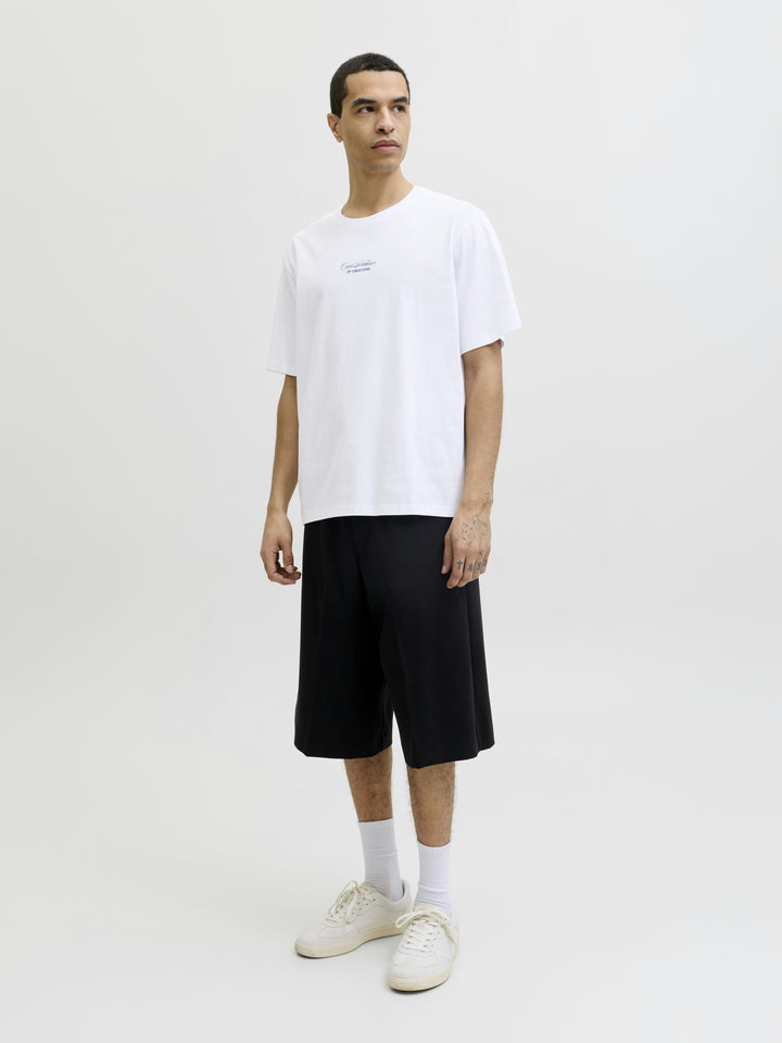 JJART PRINT TEE SS CREW NECK, Bright White 177627 Bild 7