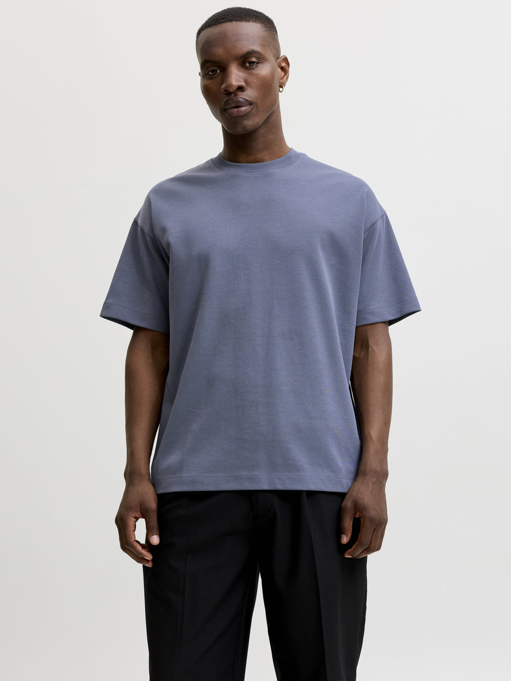 JJEBARRON TEE SS O-NECK NOOS, Turbulence 176720 Bild 2