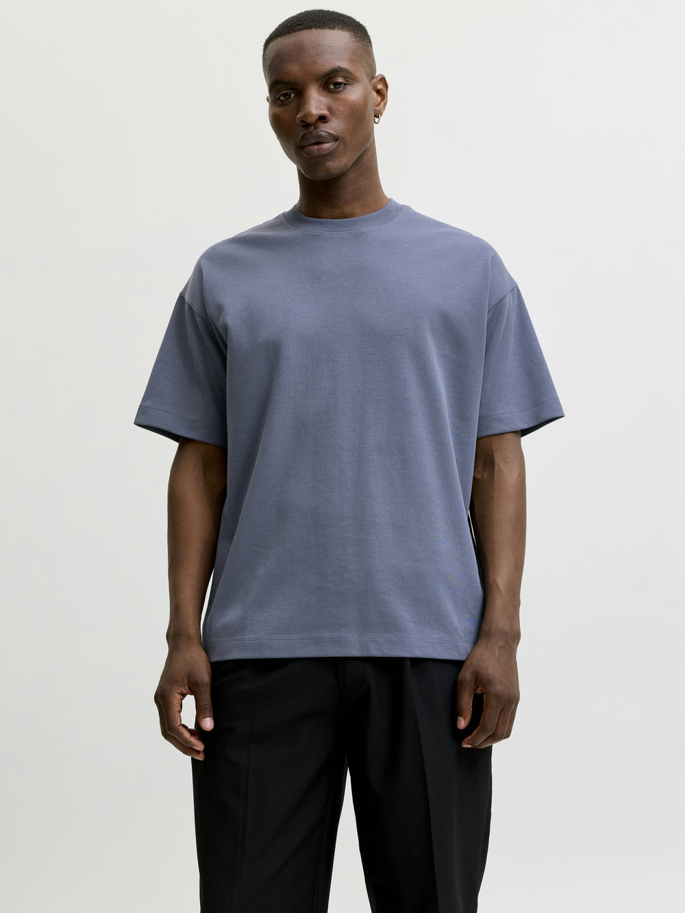 JJEBARRON TEE SS O-NECK NOOS, Turbulence 176720 Bild 2