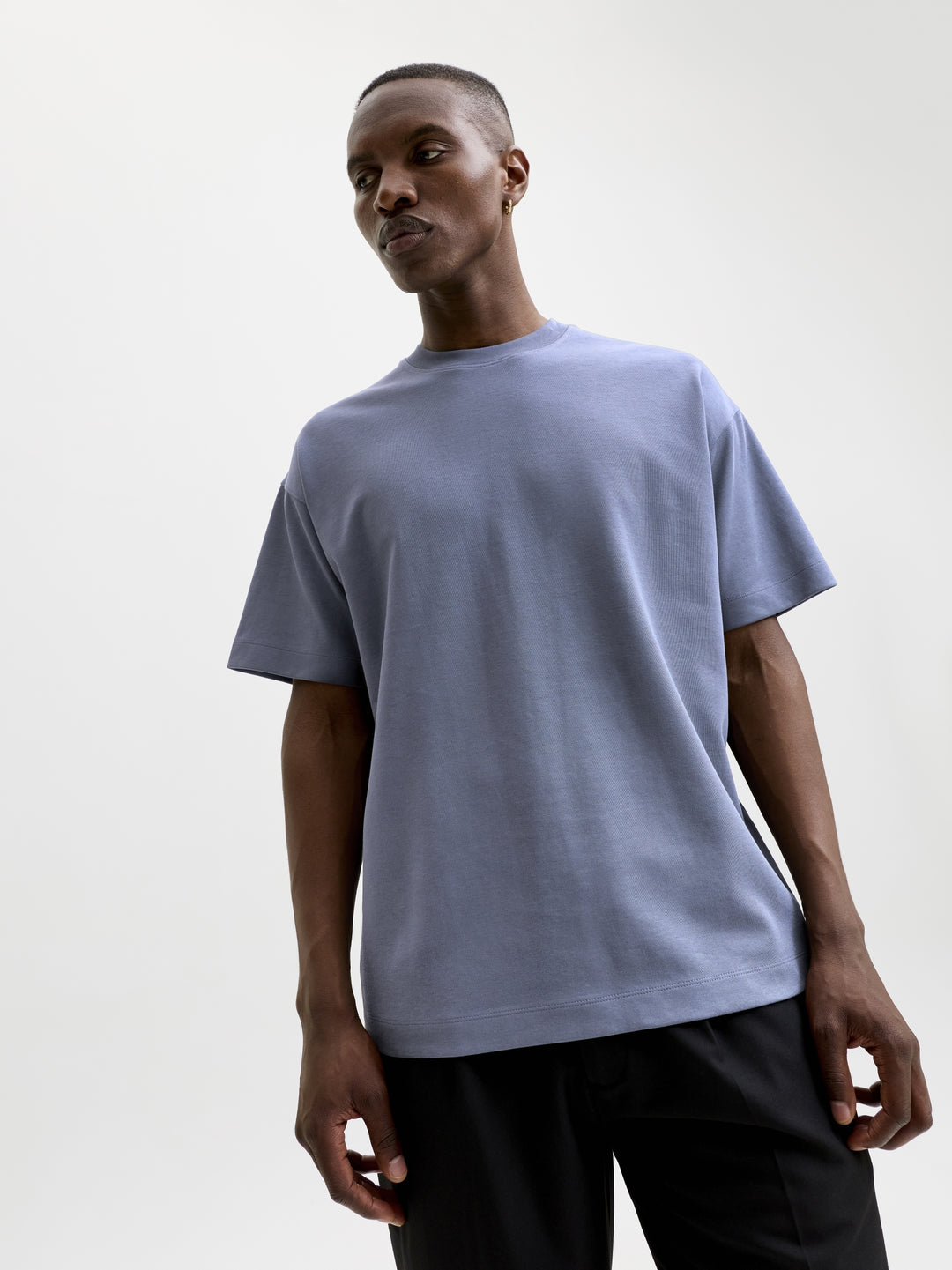 JJEBARRON TEE SS O-NECK NOOS, Turbulence 176720 Bild 7