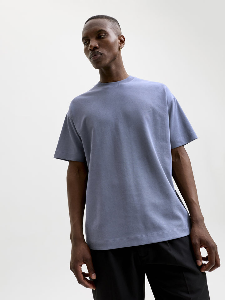 JJEBARRON TEE SS O-NECK NOOS, Turbulence 176720 Bild 7
