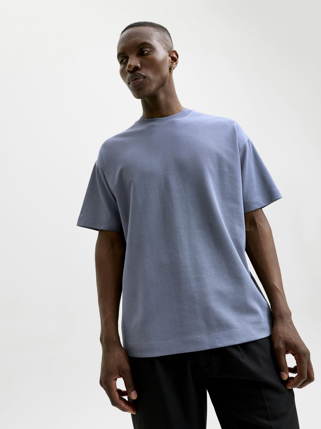 JJEBARRON TEE SS O-NECK NOOS, Turbulence 176720 Bild 7