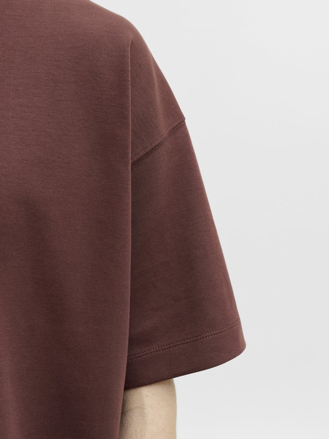 JJEBARRON TEE SS O-NECK NOOS, Bitter Chocolate 177094 Bild 6