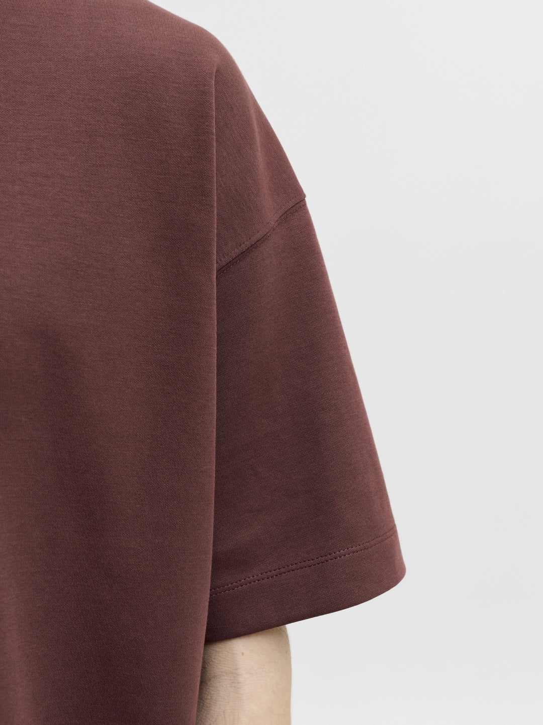 JJEBARRON TEE SS O-NECK NOOS, Bitter Chocolate 177094 Bild 6