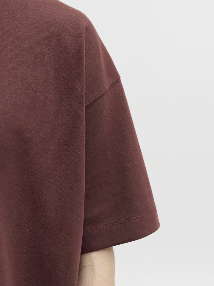 JJEBARRON TEE SS O-NECK NOOS, Bitter Chocolate 177094 Bild 6