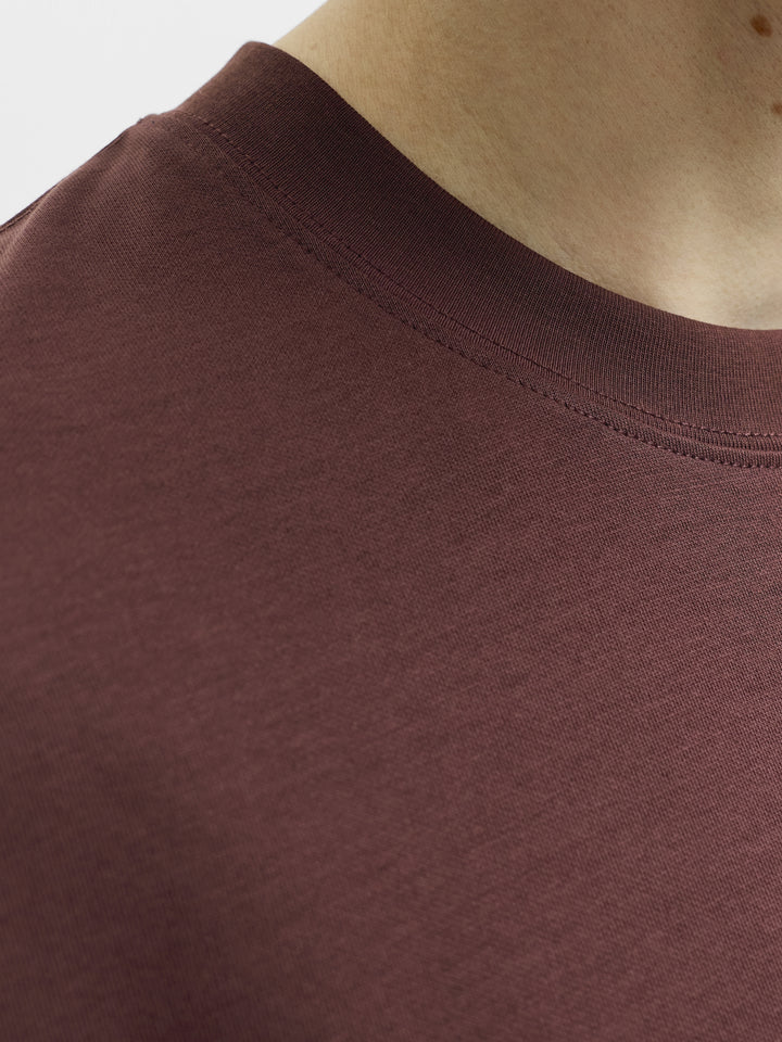 JJEBARRON TEE SS O-NECK NOOS, Bitter Chocolate 177094 Bild 7