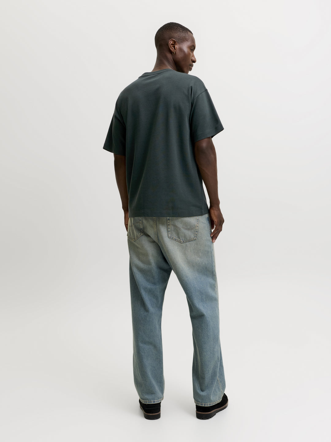 JJEBARRON TEE SS O-NECK NOOS, Scarab 177578 Bild 6