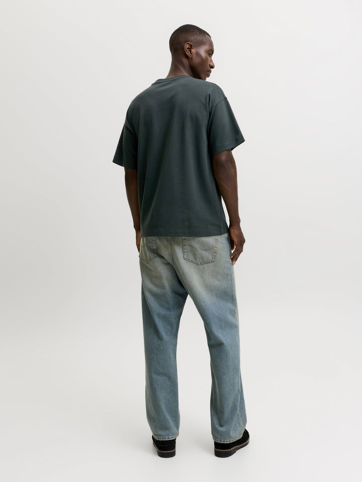 JJEBARRON TEE SS O-NECK NOOS, Scarab 177578 Bild 6