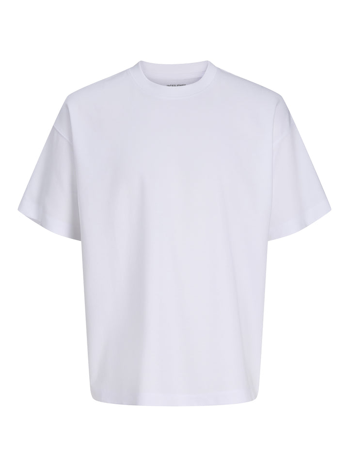 JJEBARRON TEE SS O-NECK NOOS, White 178074 Bild 1