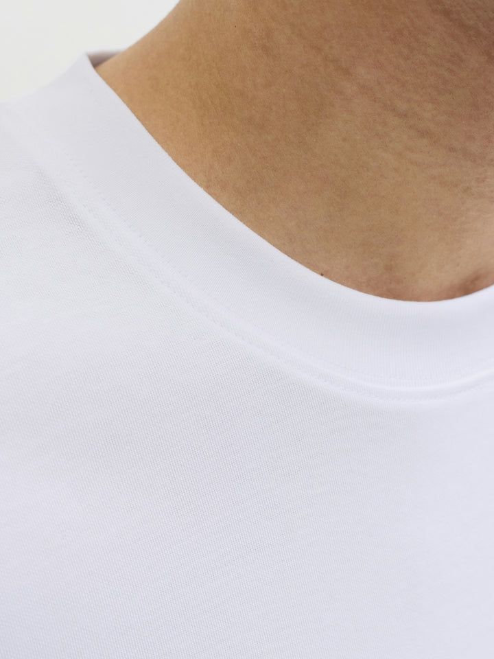 JJEBARRON TEE SS O-NECK NOOS, White 178074 Bild 2