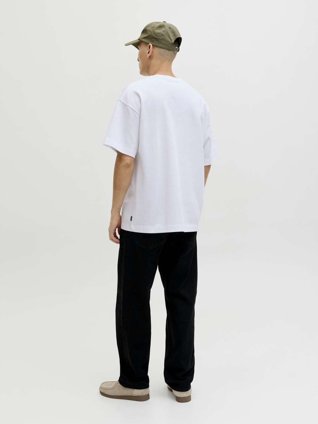 JJEBARRON TEE SS O-NECK NOOS, White 178074 Bild 3