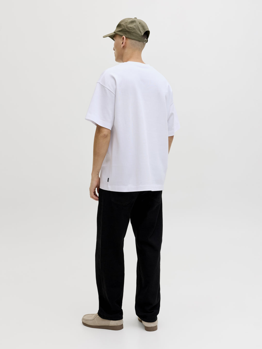 JJEBARRON TEE SS O-NECK NOOS, White 178074 Bild 4