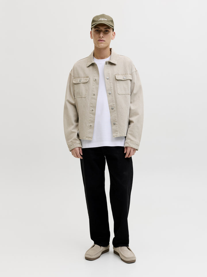 JJEBARRON TEE SS O-NECK NOOS, White 178074 Bild 6
