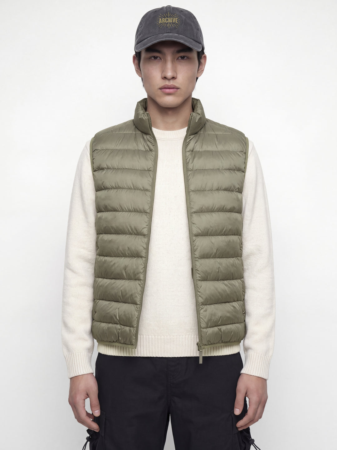 JJEBERG LIGHT DOWN BODYWARMER NOOS, Vetiver 176725 Bild 6