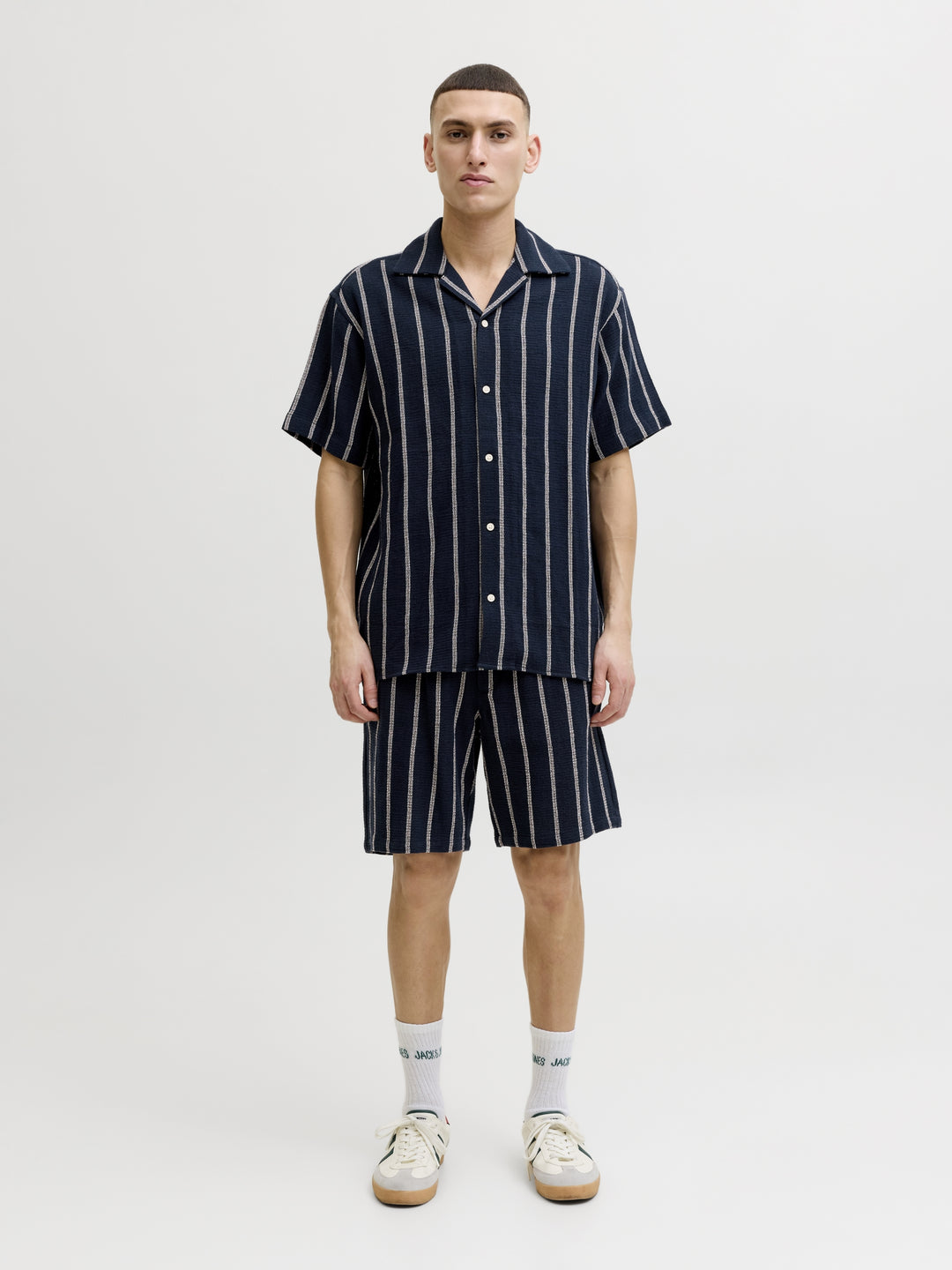 JJECOBA STRIPE RESORT SHIRT SS SN, Sky Captain/STRIPES 175917001 Bild 4
