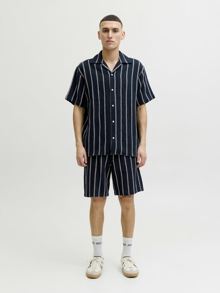 JJECOBA STRIPE RESORT SHIRT SS SN, Sky Captain/STRIPES 175917001 Bild 4