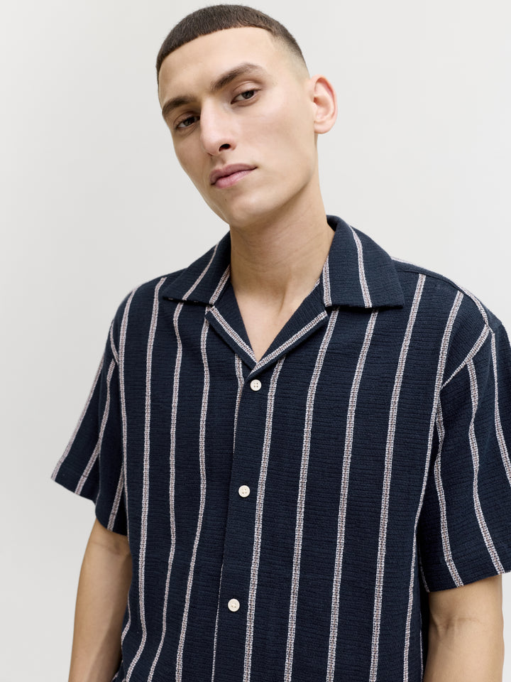 JJECOBA STRIPE RESORT SHIRT SS SN, Sky Captain/STRIPES 175917001 Bild 5