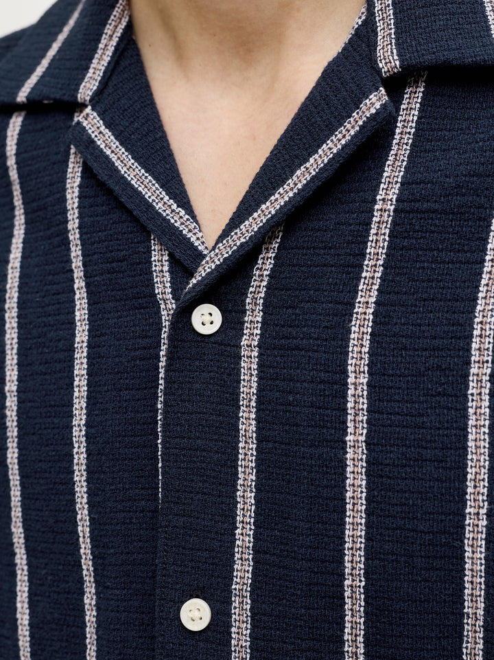 JJECOBA STRIPE RESORT SHIRT SS SN, Sky Captain/STRIPES 175917001 Bild 7