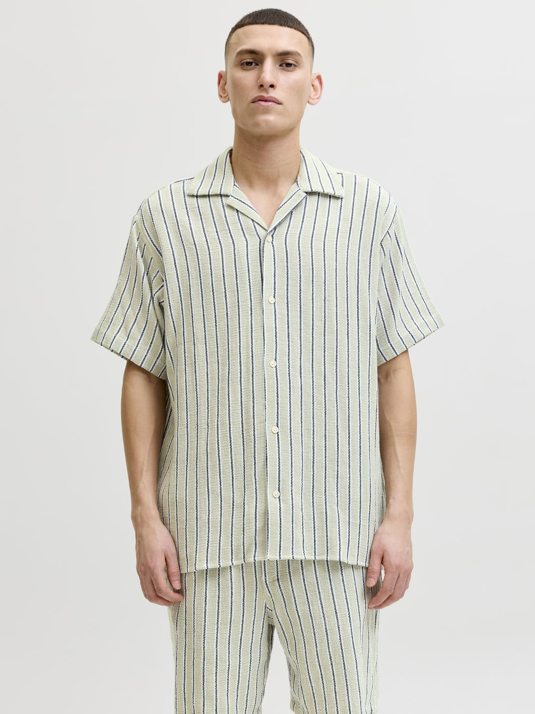 JJECOBA STRIPE RESORT SHIRT SS SN, Tea/STRIPES 176711001 Bild 2