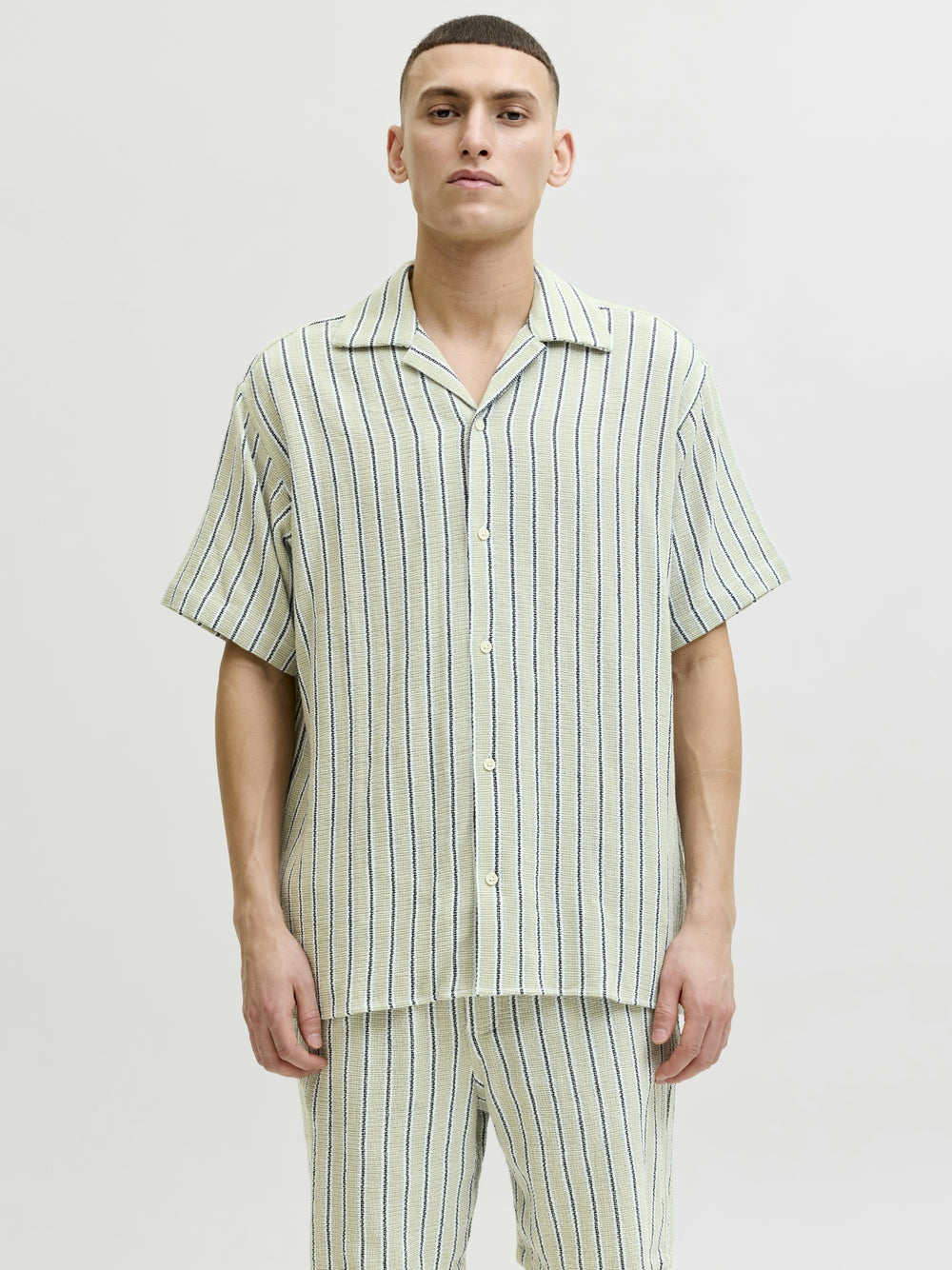 JJECOBA STRIPE RESORT SHIRT SS SN, Tea/STRIPES 176711001 Bild 2