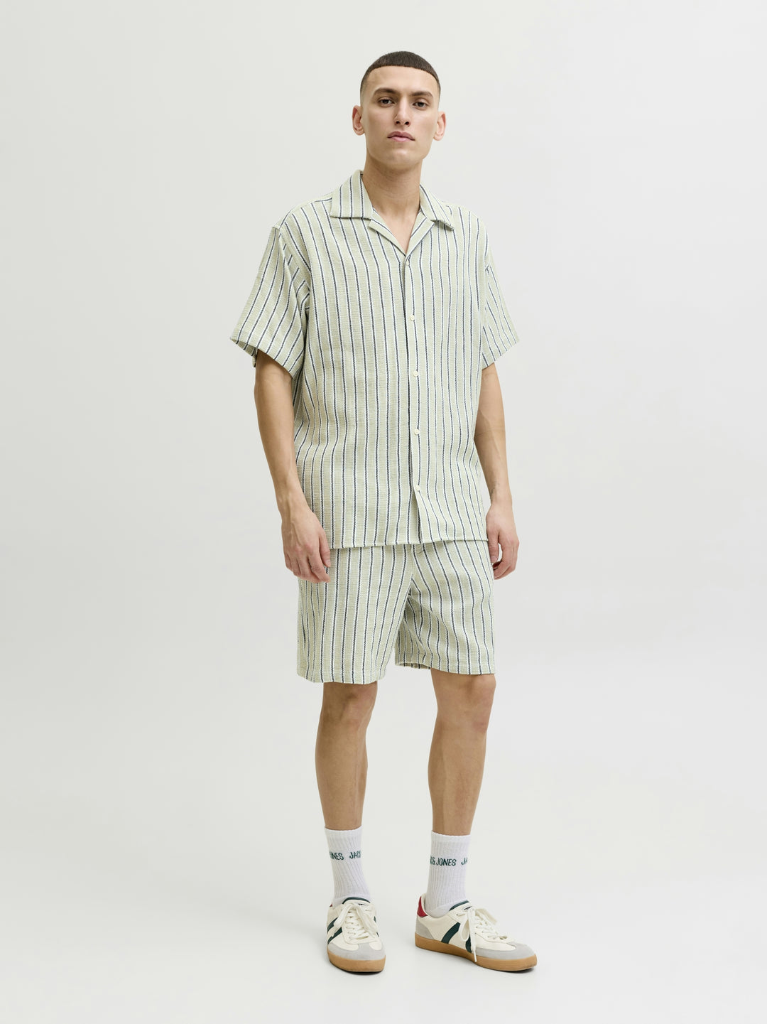 JJECOBA STRIPE RESORT SHIRT SS SN, Tea/STRIPES 176711001 Bild 3