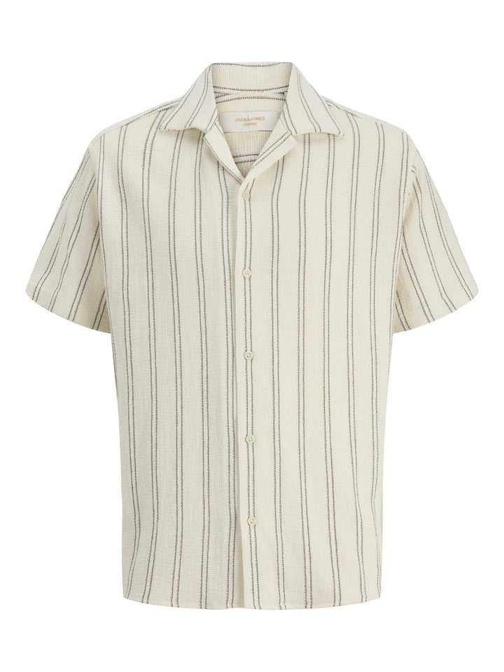 JJECOBA STRIPE RESORT SHIRT SS SN, Antique White/STRIPES 177620001 Bild 1