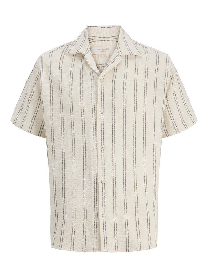 JJECOBA STRIPE RESORT SHIRT SS SN, Antique White/STRIPES 177620001 Bild 1