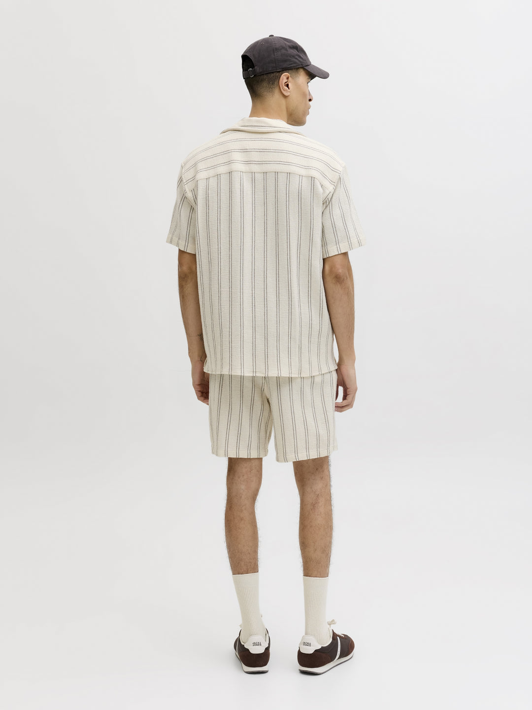 JJECOBA STRIPE RESORT SHIRT SS SN, Antique White/STRIPES 177620001 Bild 3