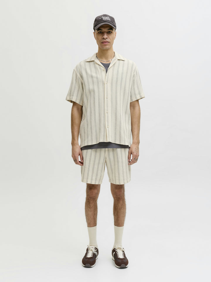 JJECOBA STRIPE RESORT SHIRT SS SN, Antique White/STRIPES 177620001 Bild 4