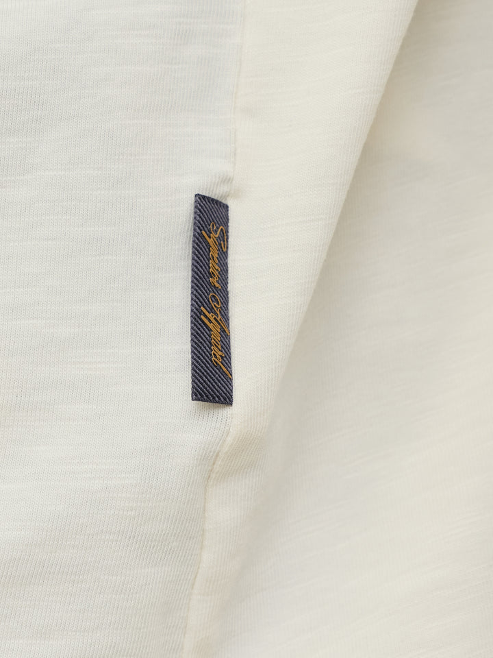 JJEDOVER SLUB TEE SS NOOS, Antique White 177620 Bild 5