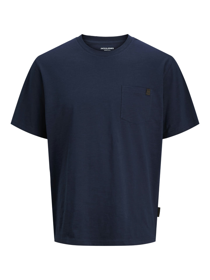 JJEDOVER SLUB TEE SS NOOS, Navy Blazer 175876 Bild 1