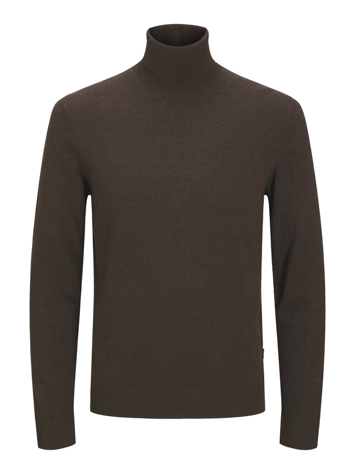 JJEEMIL KNIT ROLL NECK NOOS, Mulch/TWIST 175702005 Bild 1