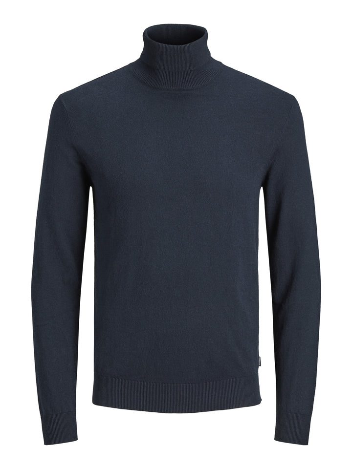 JJEEMIL KNIT ROLL NECK NOOS, Navy Blazer 175876 Bild 1
