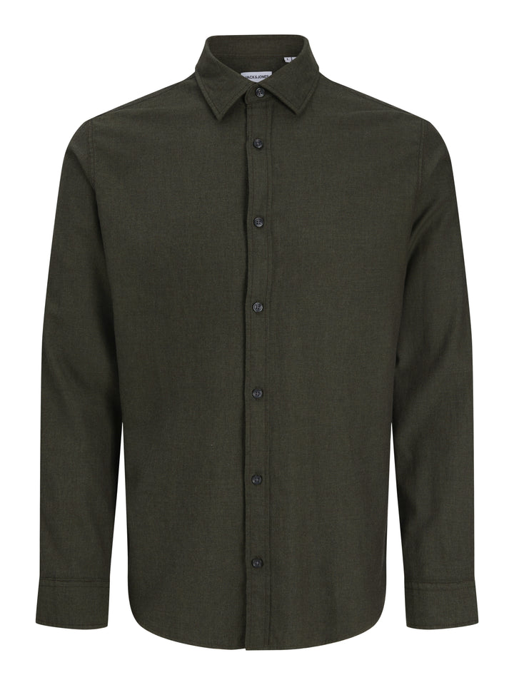 JJEFIELD MELANGE SHIRT LS SN, Rosin 176668 Bild 1