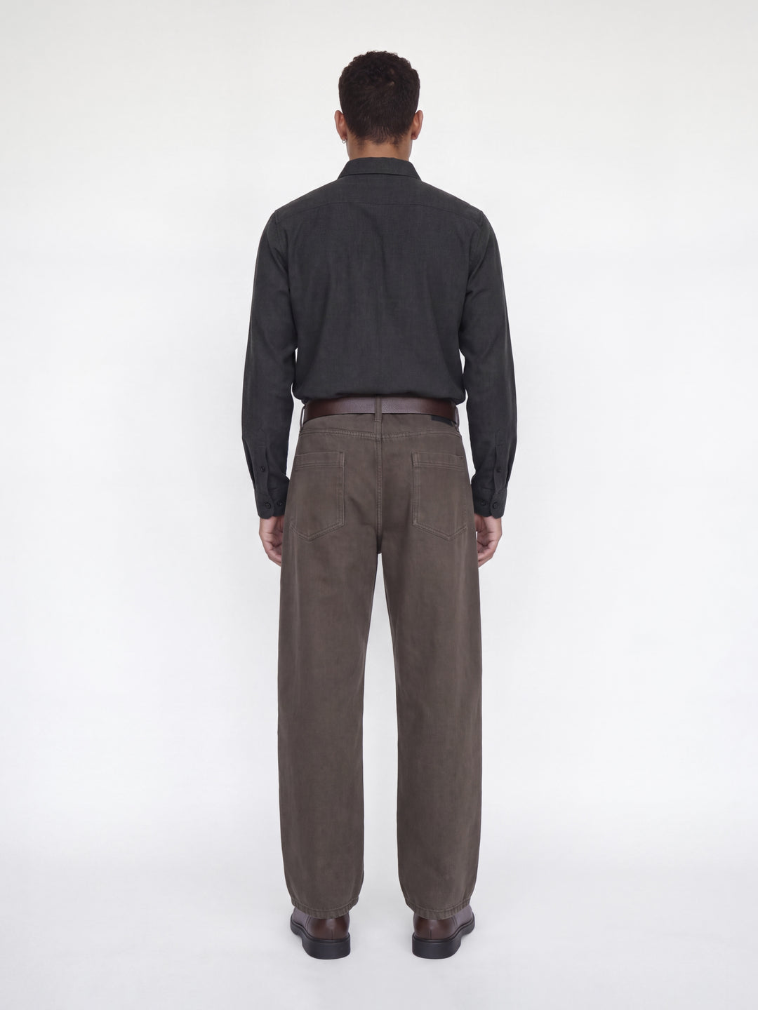JJEFIELD MELANGE SHIRT LS SN, Black 178012 Bild 3