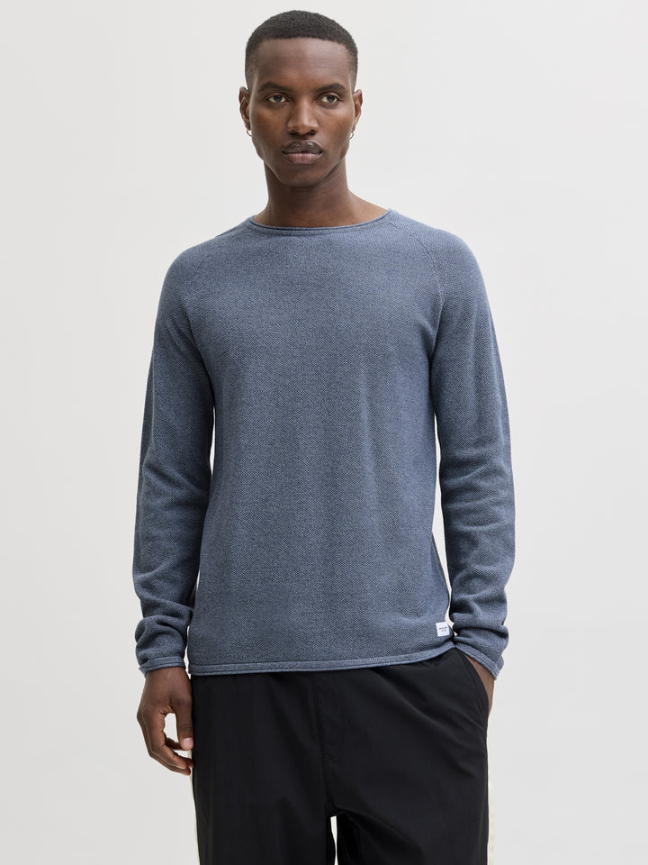 JJEHILL KNIT CREW NECK NOOS, Blue Mirage 176533 Bild 2