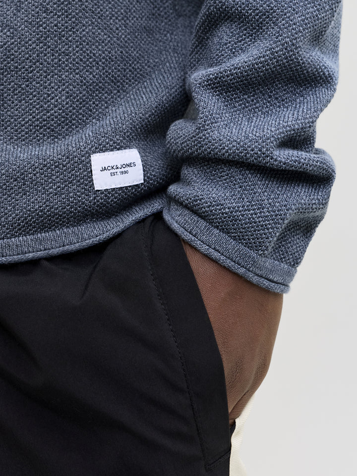 JJEHILL KNIT CREW NECK NOOS, Blue Mirage 176533 Bild 7