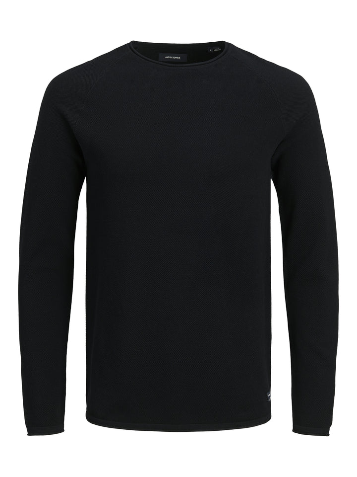 JJEHILL KNIT CREW NECK NOOS, Black 178012 Bild 1