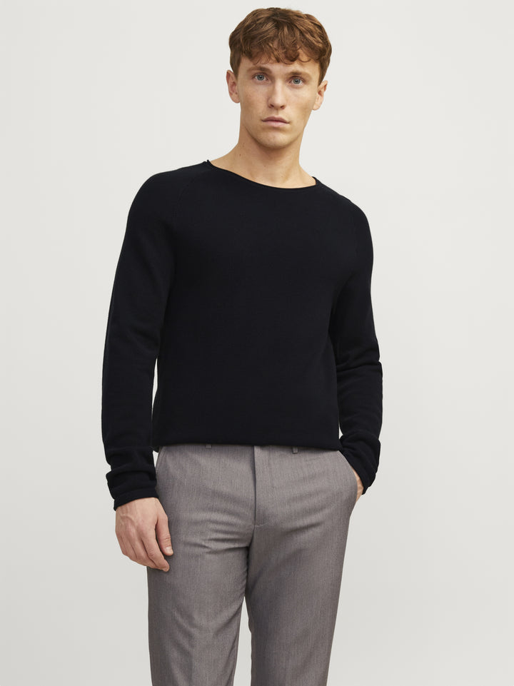 JJEHILL KNIT CREW NECK NOOS, Black 178012 Bild 3