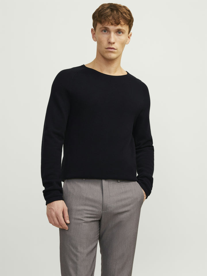JJEHILL KNIT CREW NECK NOOS, Black 178012 Bild 3