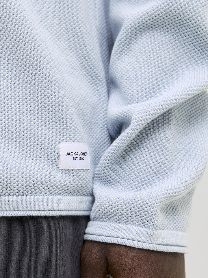JJEHILL KNIT CREW NECK NOOS, Celestial Blue 175777 Bild 7