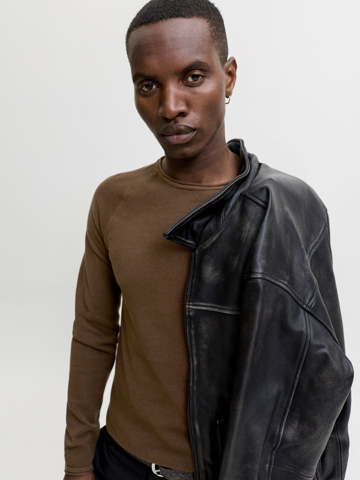 JJEHILL KNIT CREW NECK NOOS, Cocoa 307144 Bild 7