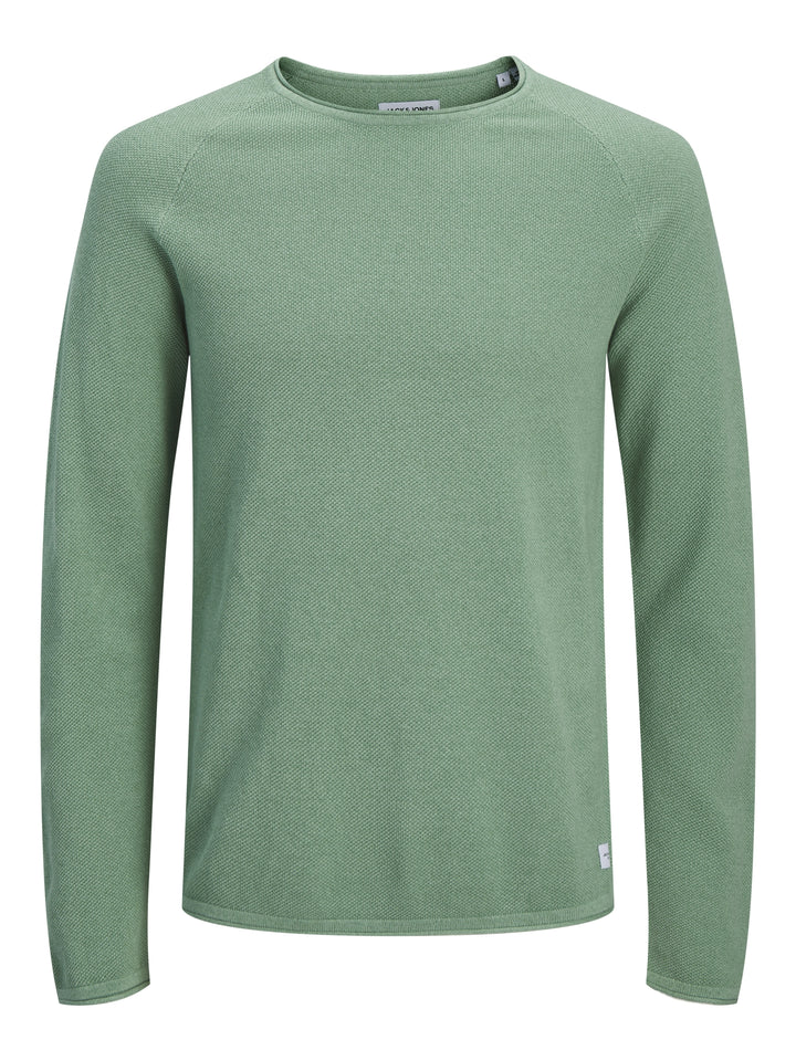JJEHILL KNIT CREW NECK NOOS, Granite Green 176398 Bild 1