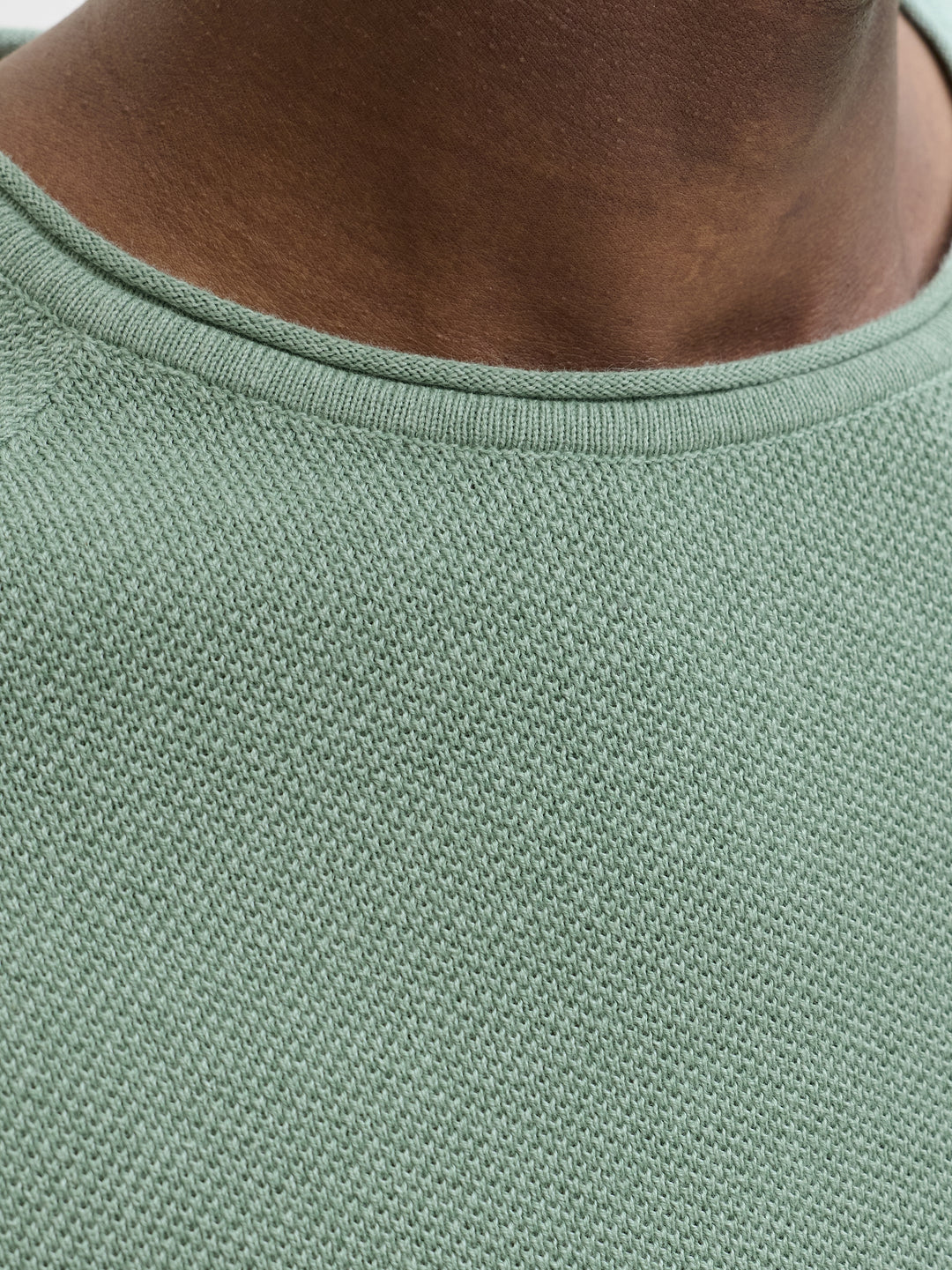 JJEHILL KNIT CREW NECK NOOS, Granite Green 176398 Bild 2