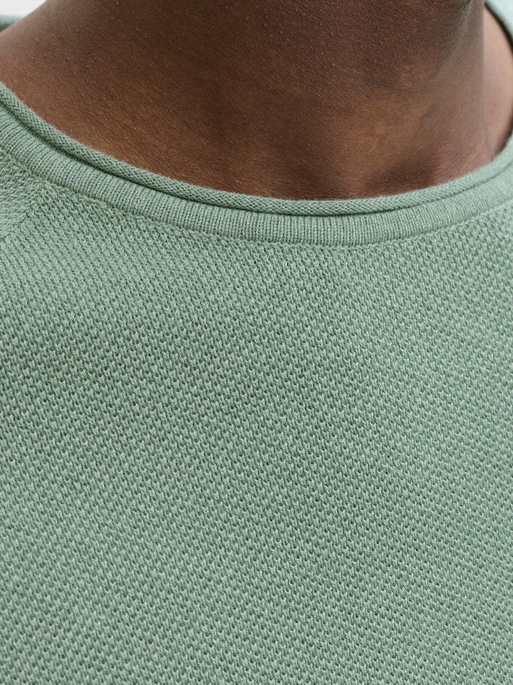 JJEHILL KNIT CREW NECK NOOS, Granite Green 176398 Bild 2