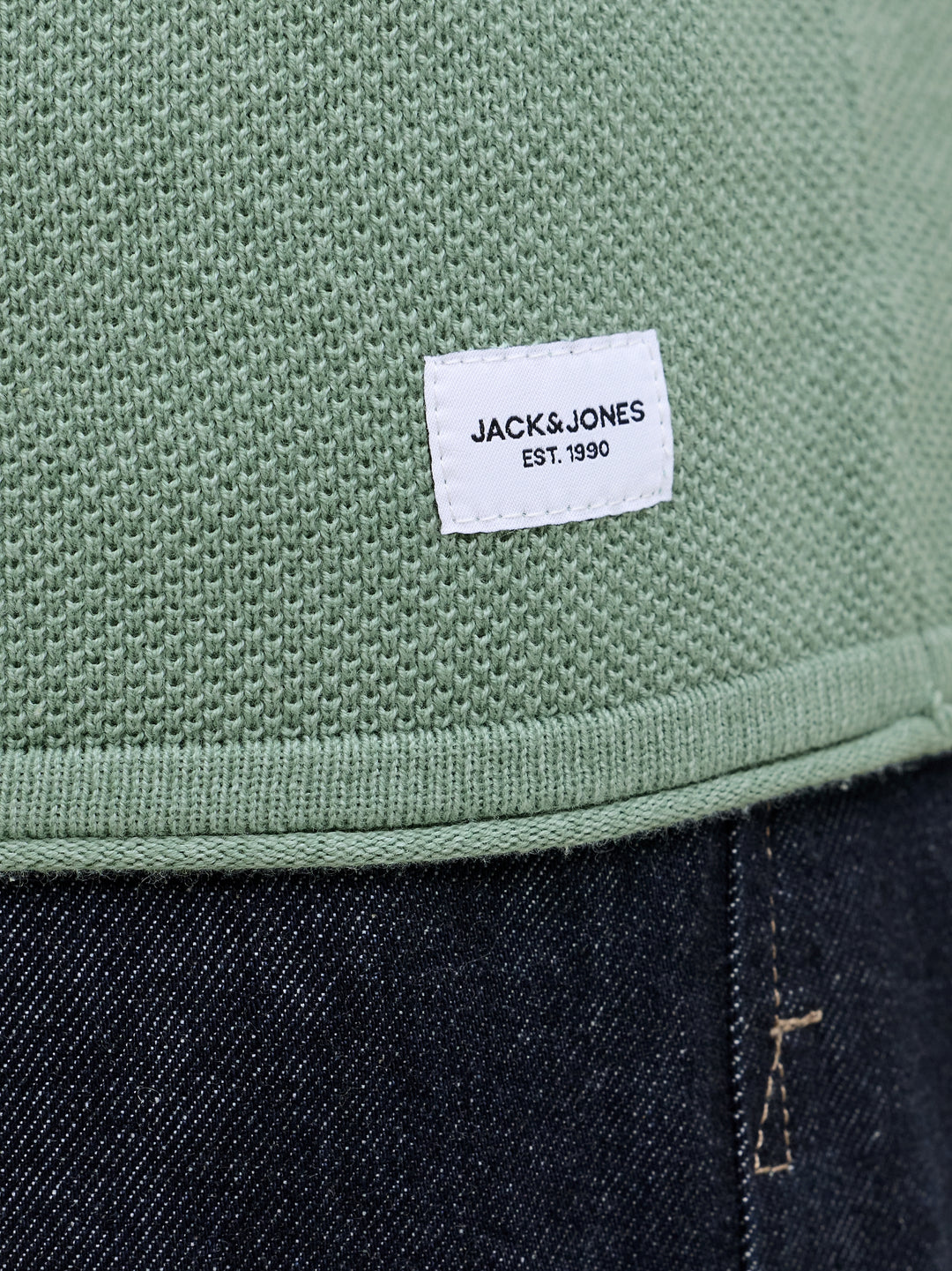 JJEHILL KNIT CREW NECK NOOS, Granite Green 176398 Bild 4