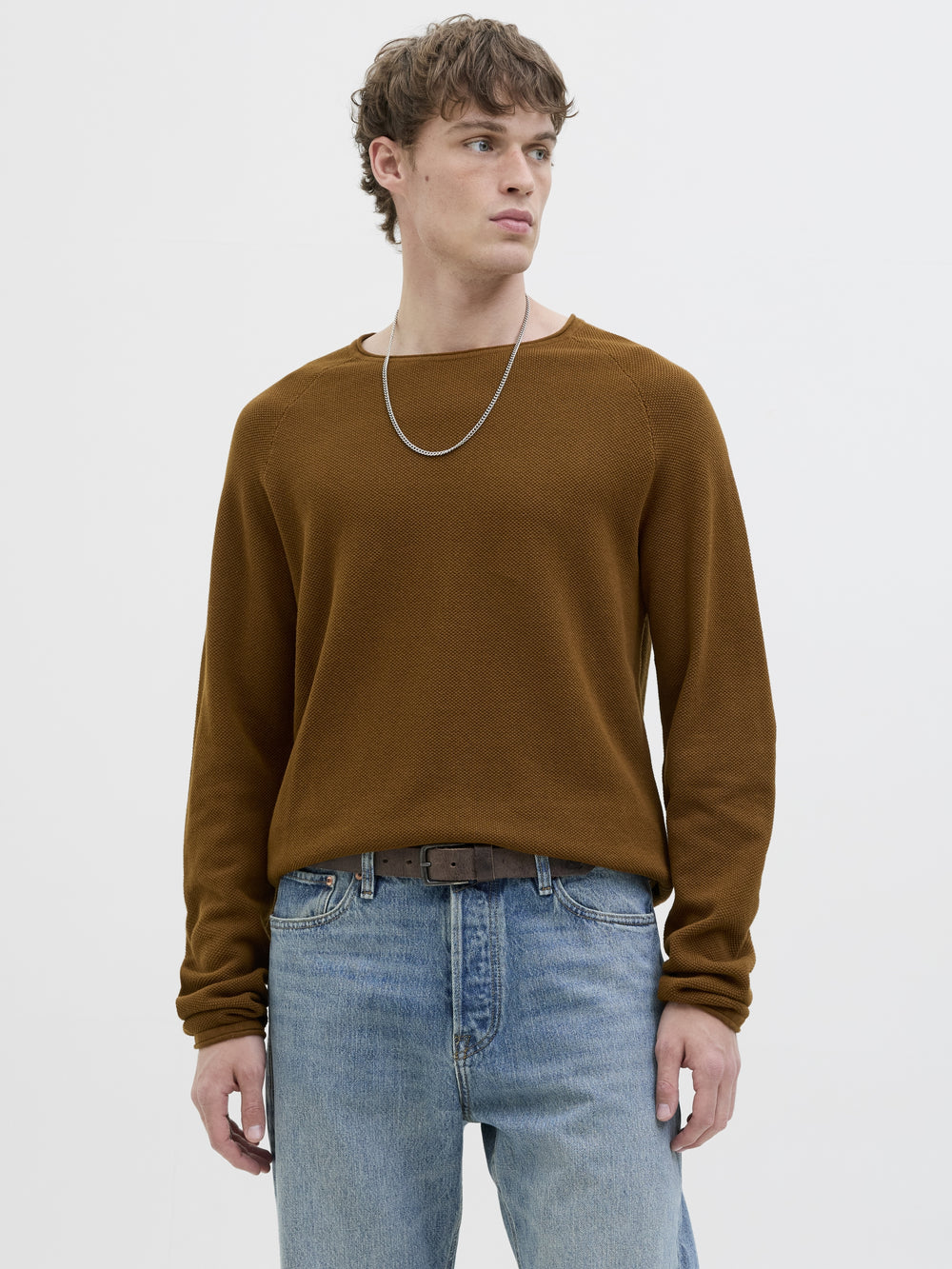 JJEHILL KNIT CREW NECK NOOS, Monks Robe 176054 Bild 2
