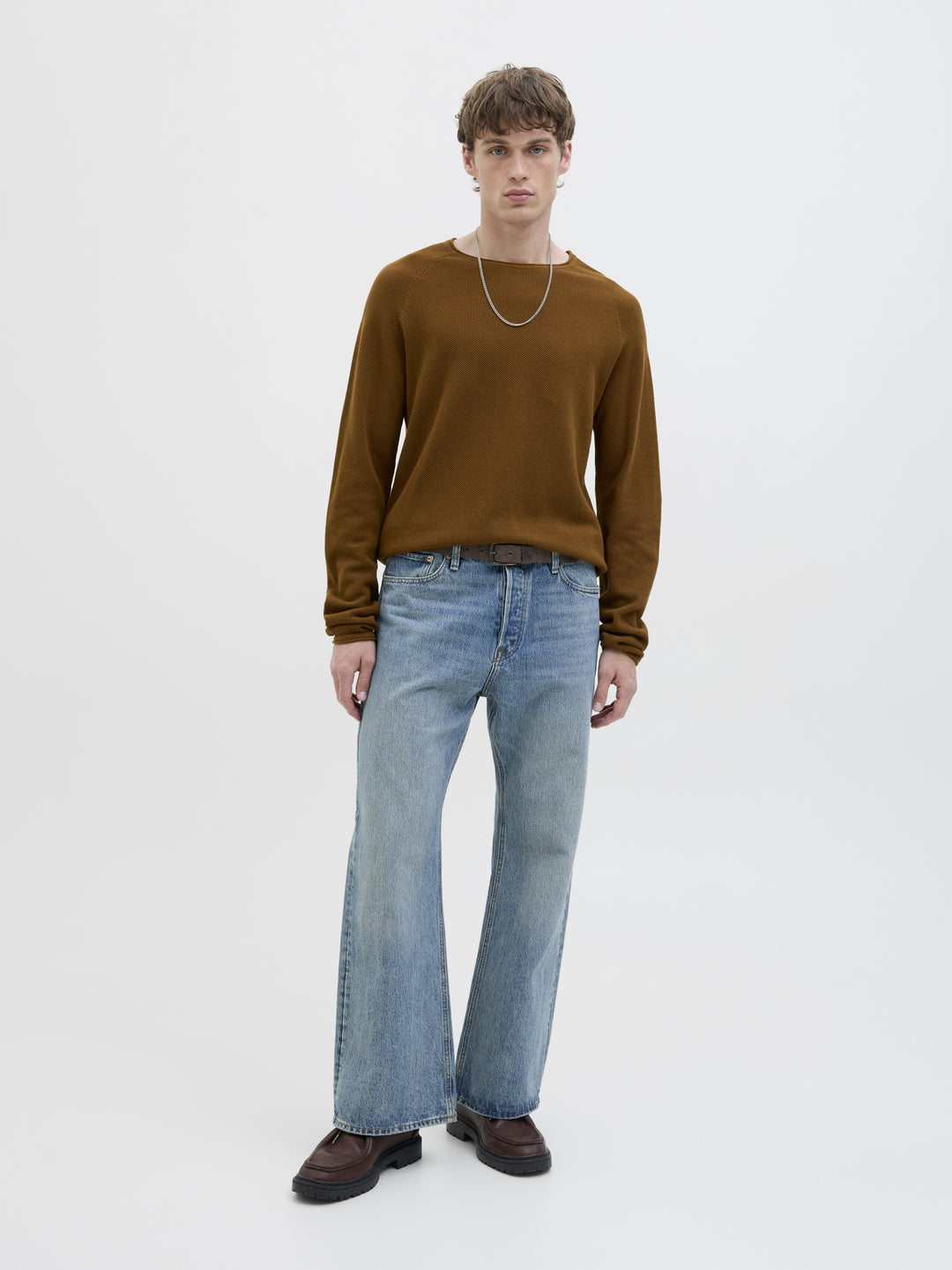 JJEHILL KNIT CREW NECK NOOS, Monks Robe 176054 Bild 5