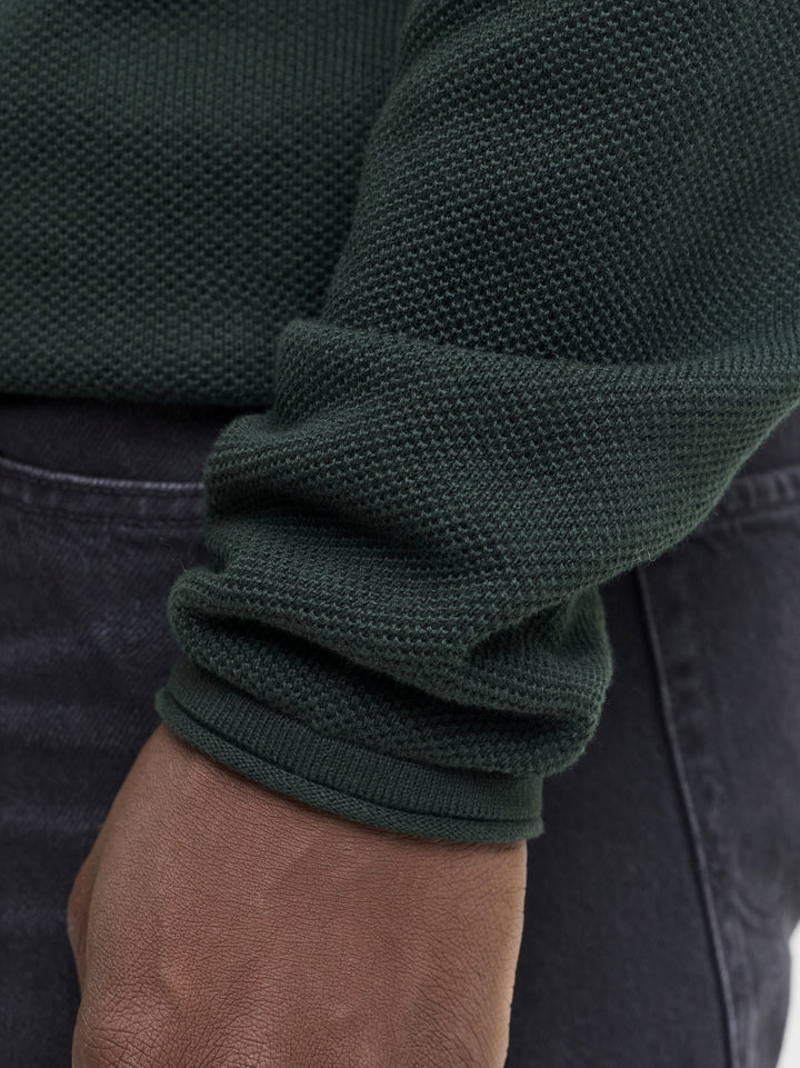 JJEHILL KNIT CREW NECK NOOS, Scarab 177578 Bild 5